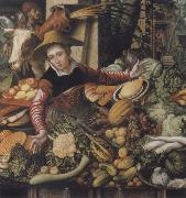 Pieter Aertsen Museums national market woman at the Gemusestand oil